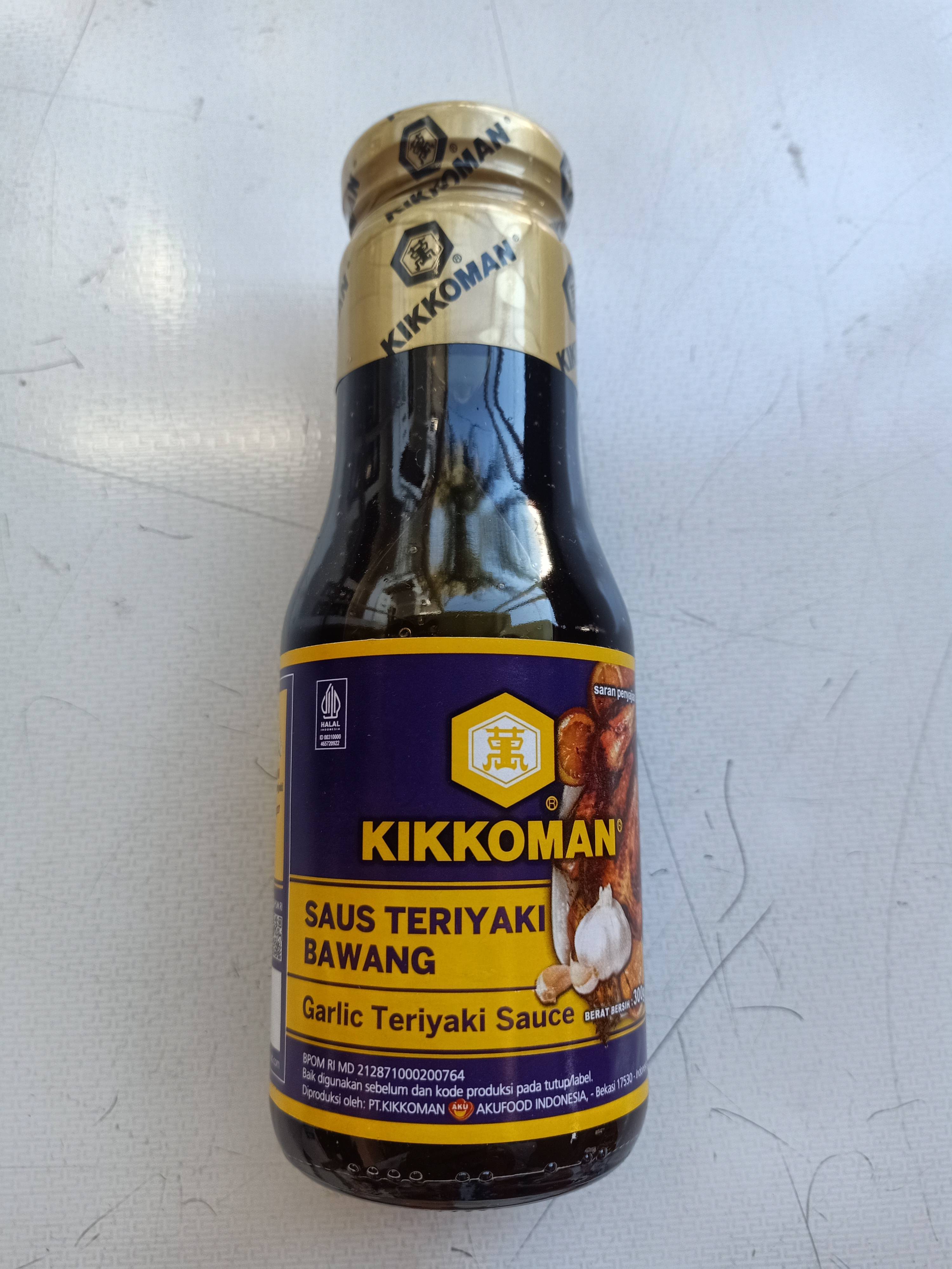 Kikkoman Teriyaki Lada Hitam 300gr